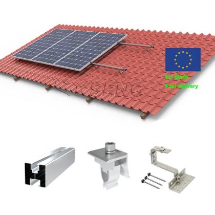 Universal Solar Tile Roof Mounting System with Solar Roof Hook ...