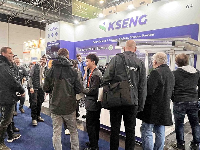 Kseng Solar Sparks Great Interest with Full Scenario Solar Racking Solutions at Solar Solutions Düsseldorf 2023