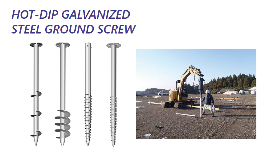metal ground screws