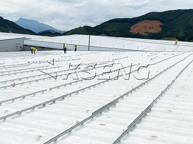solar roof mounting system