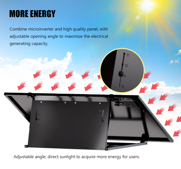 balcony solar power system