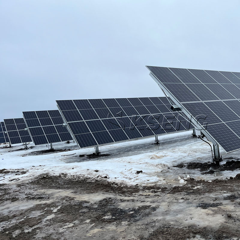 one axis solar tracker