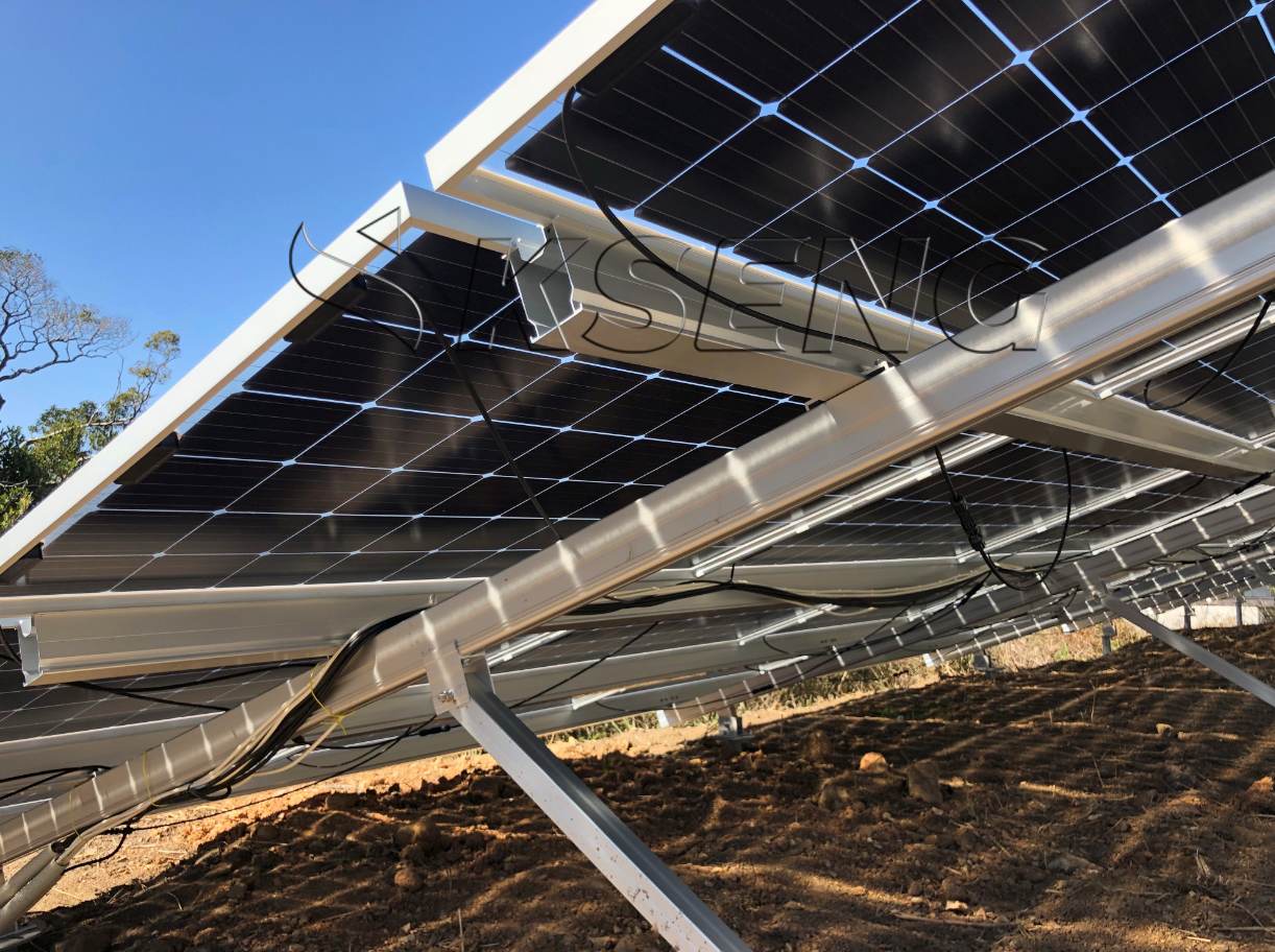 ground mount system solar panel mounting structure