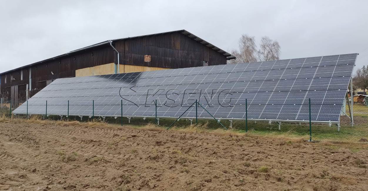 solar ground mounting structure