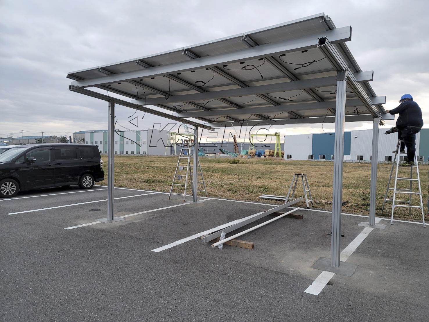 solar carport mounting system