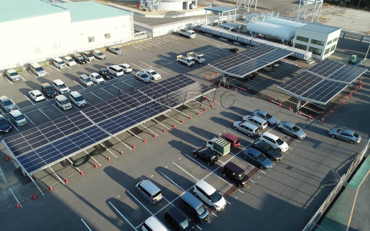 solar carport structure