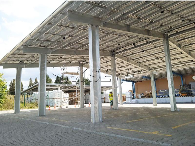 solar carport mount system