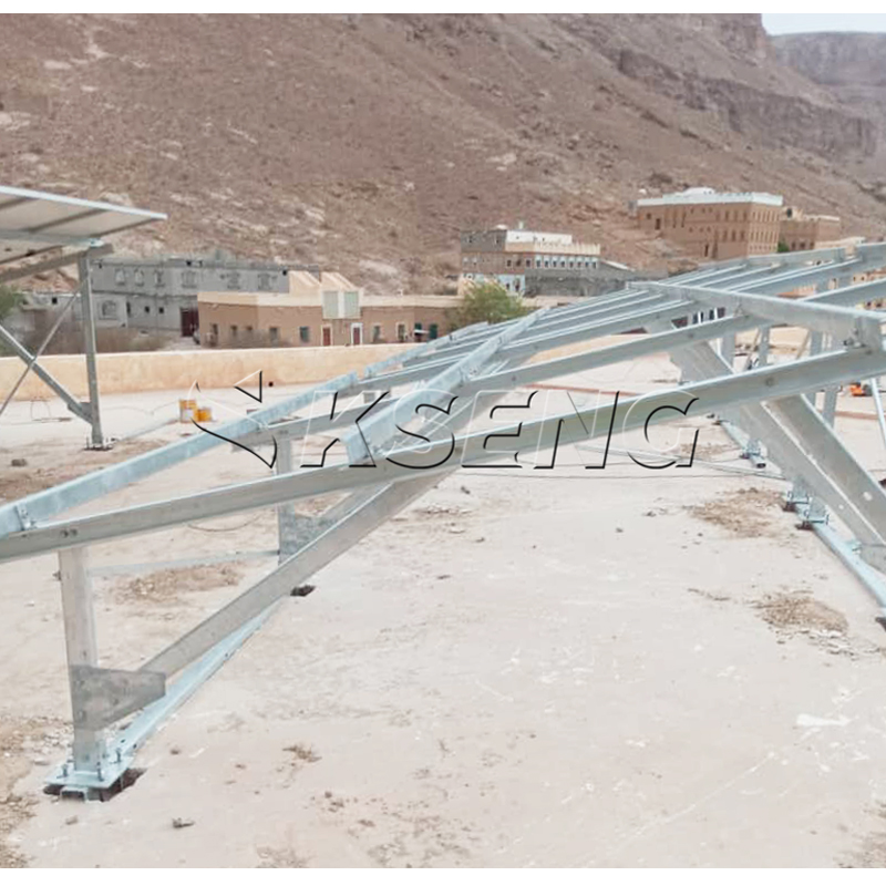ground solar mounting structure