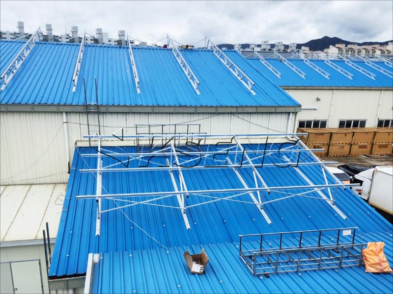solar roof mounting system