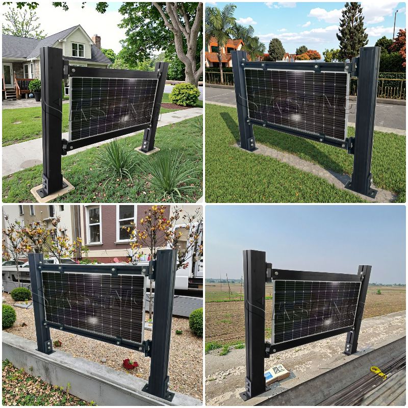 vertical solar fence