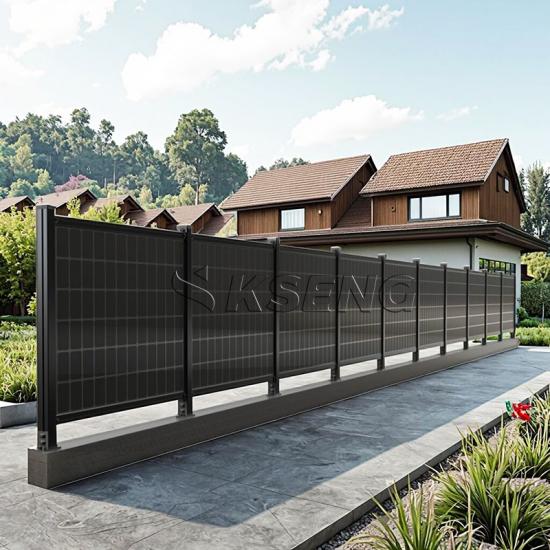 Heavy-duty solar fence designed for long-lasting outdoor energy solutions