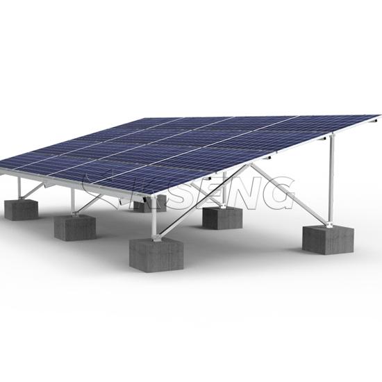 Solar Ground Mounting System with Corrosion Resistant Materials for Long Service Life