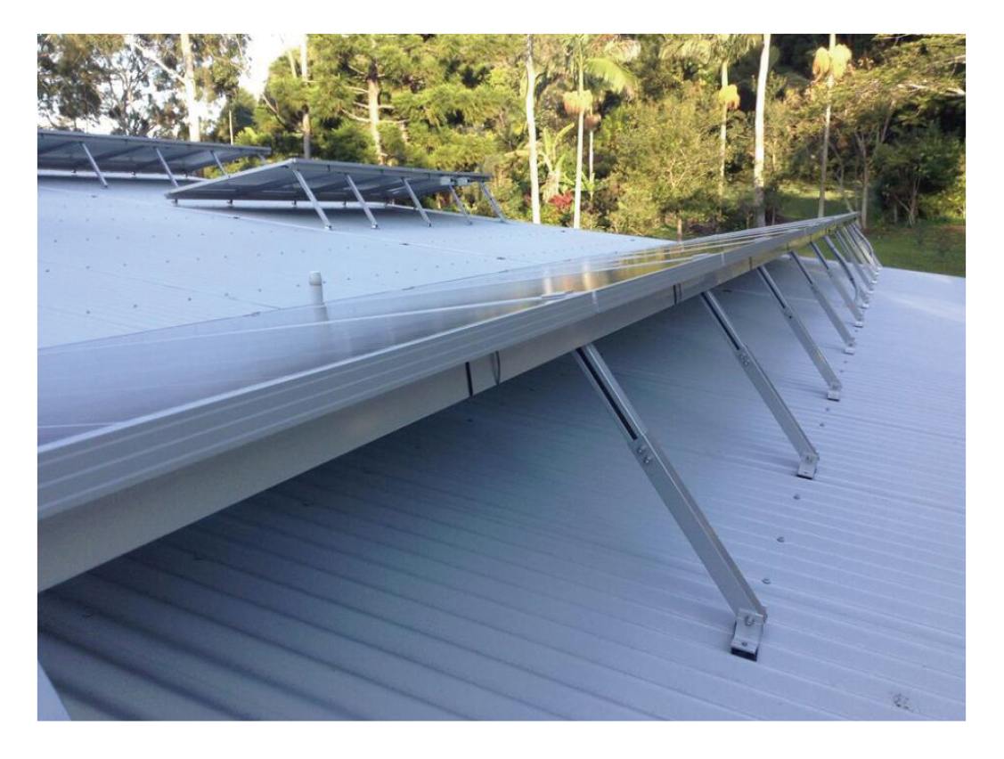 Aluminum Triangle Adjustable Angle Solar Panel Roof Mounting System ...