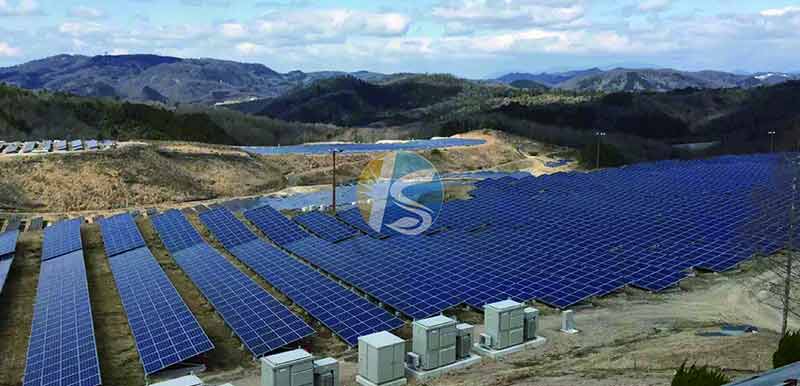 concrete pile solar ground mounting