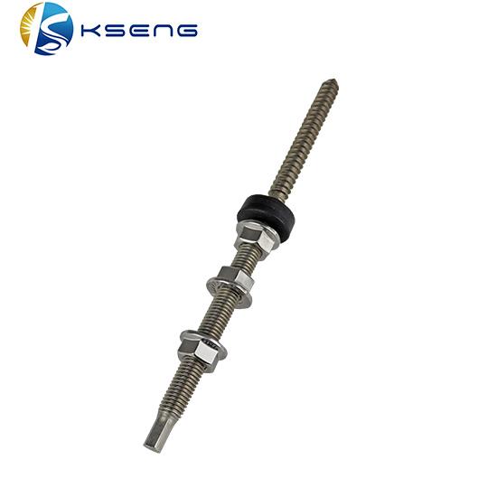 Stainless Steel Hanger Bolts for PV Solar Roof Mounting System