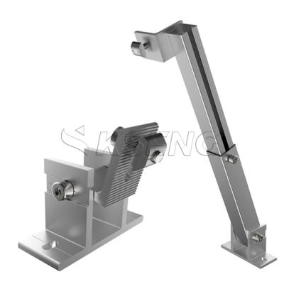 adjustable front leg for solar mounting system