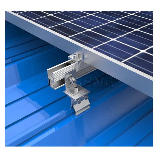 Rolled top standing seam clamp - Solar mounting systems and metal
