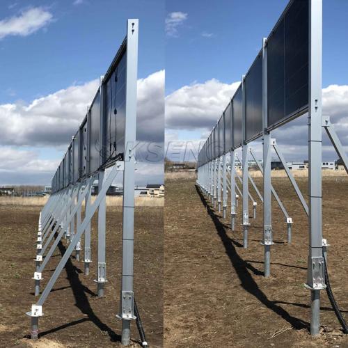 vertical solar mount