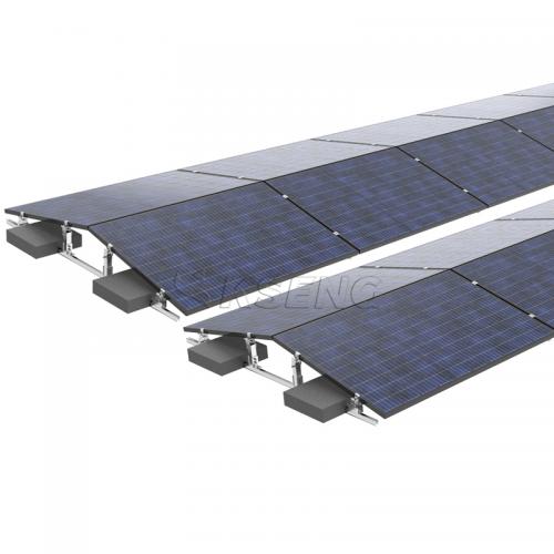 solar flat roof mounting system