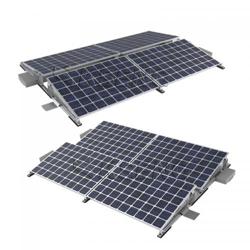 flat roof solar racking