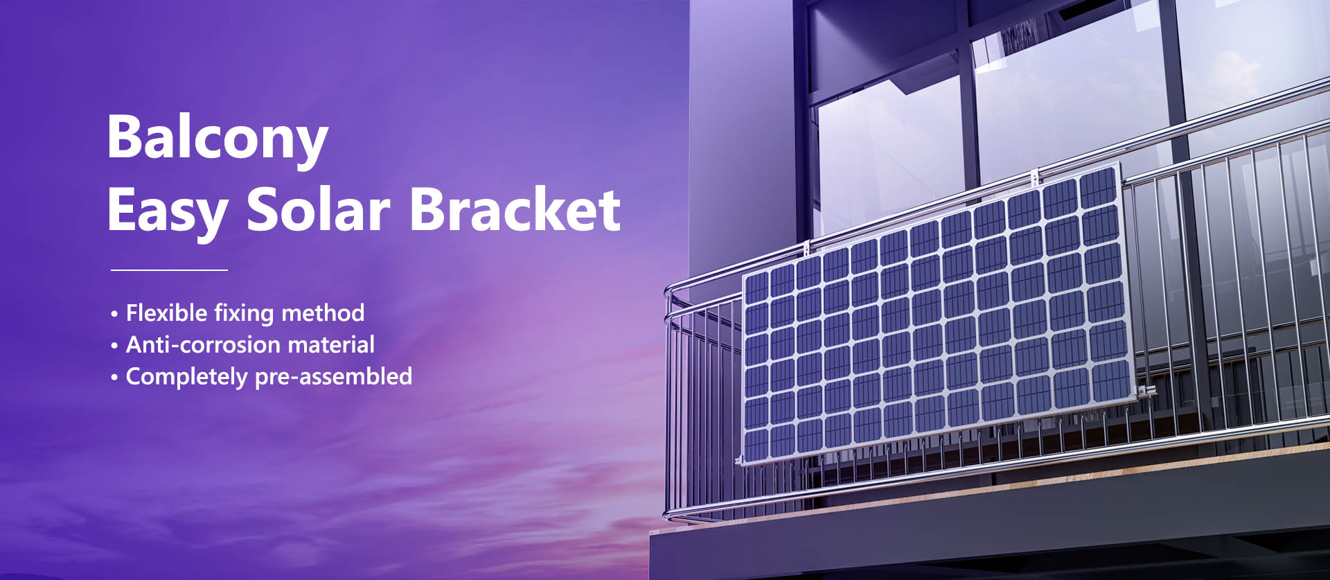 balcony solar bracket 