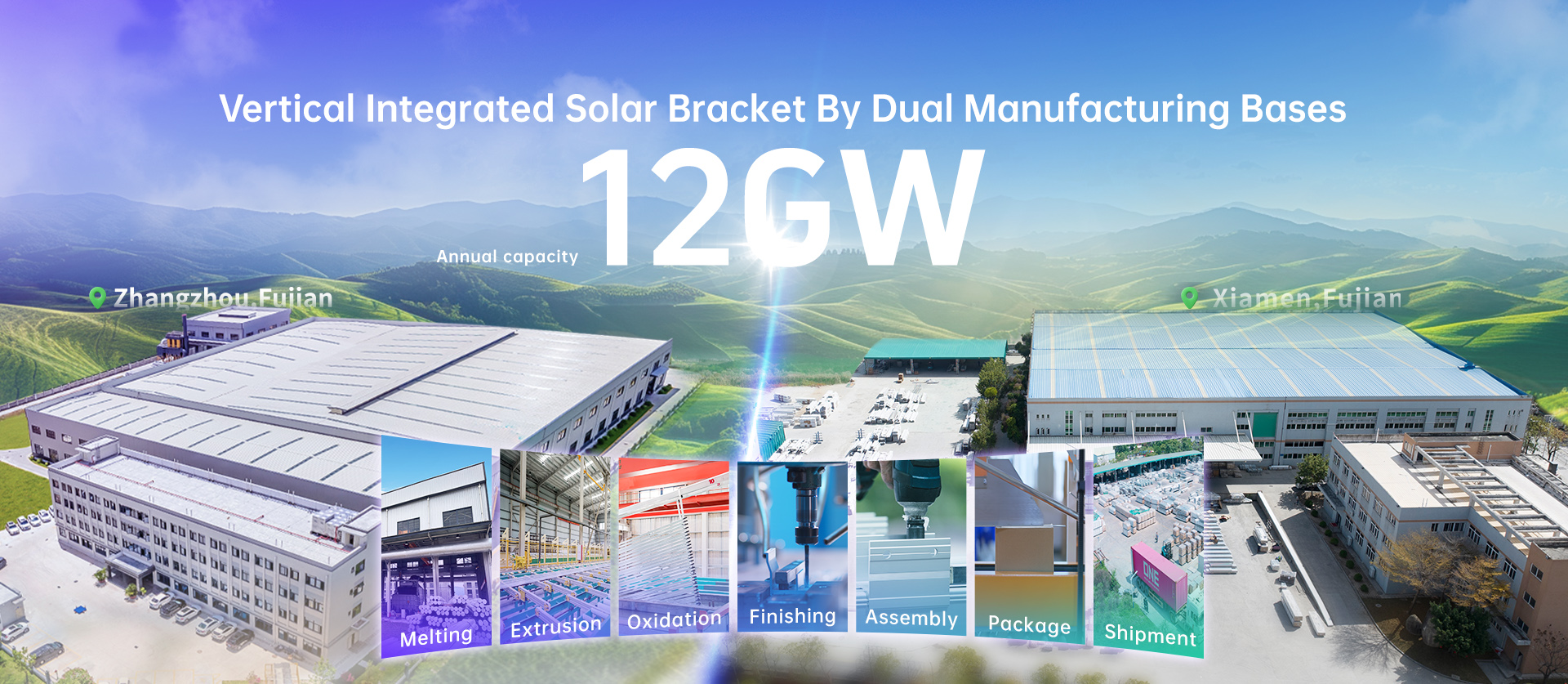 Kseng Solar Mounting Bracket Dual-base Manufacturing Strength