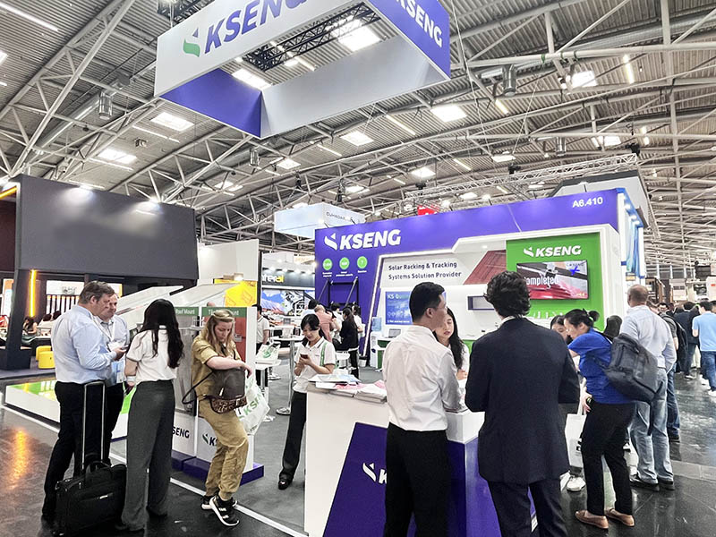 Intersolar Europe 2024 - Kseng Solar Presented Pioneering Solar Racking Solutions in Germany