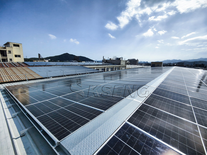 400KW -Solar Roof Mounting System Project in China