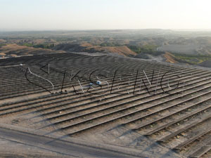 18MW Ground Solar Mounting System Project in Uzbekistan