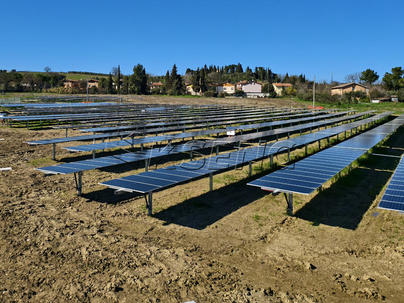 Case Study – 11MW KST-1P-TL Solar Tracker Project in Italy