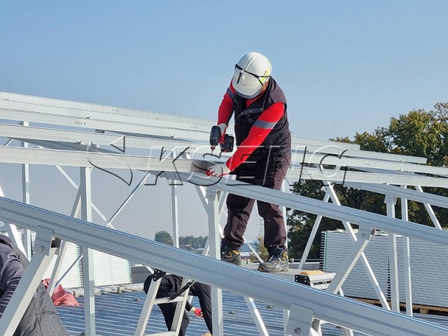 129KW - Metal Roof Solar Mount Solution in Korea