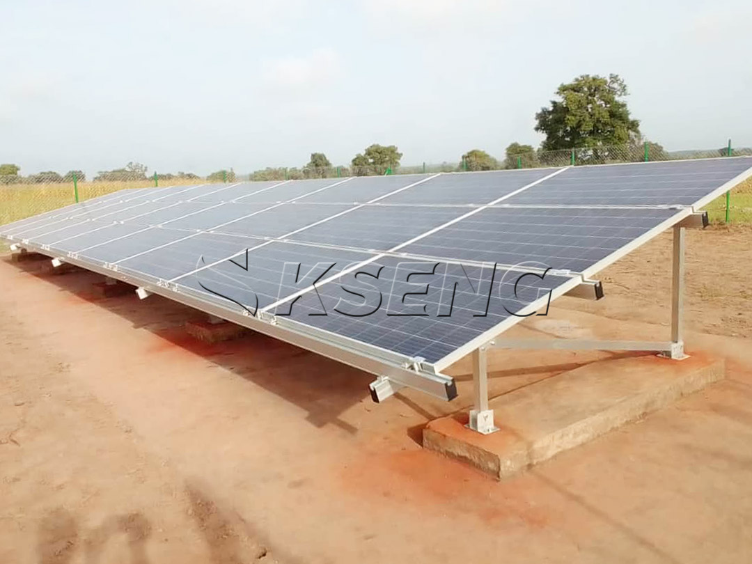 500kW - Aluminum Ground Solar Solution in The Gambia