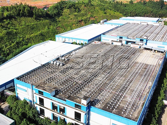 11MW - Aluminum Roof Solar Solution in China 