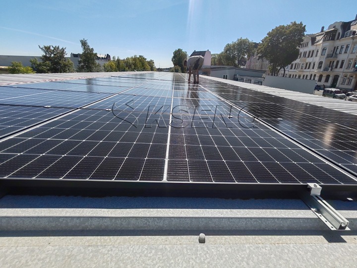 Solar Tin Roof Mount with Solar Mini Rail in Germany -39.84KW