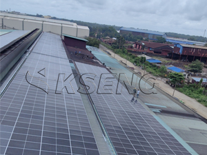 8MW-Solar Roof Mounting System in Myanmar
