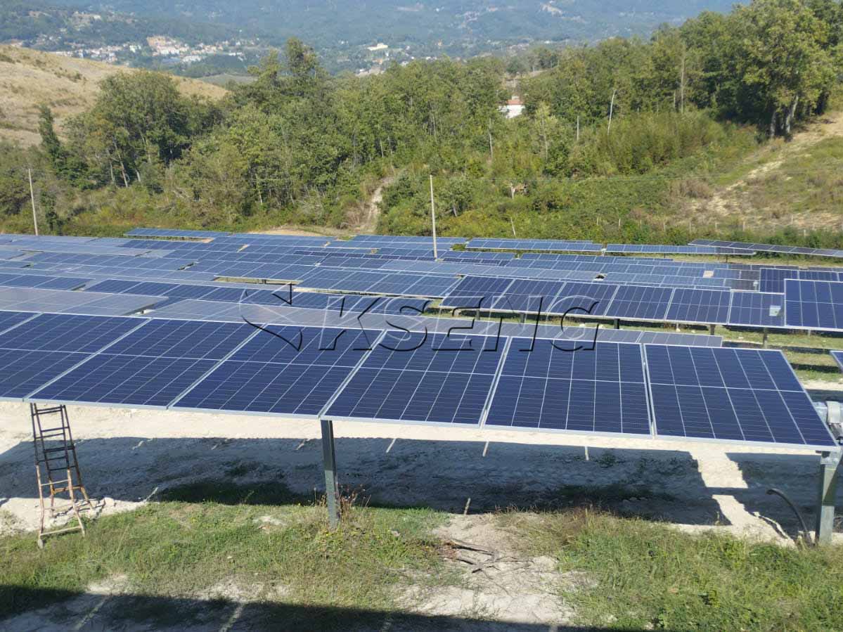 1MW - 1 Axis Solar Tracker Solution in Italy