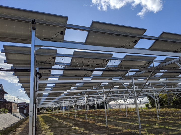 120KW-Japan Agriculture Solar Farm Bracket 