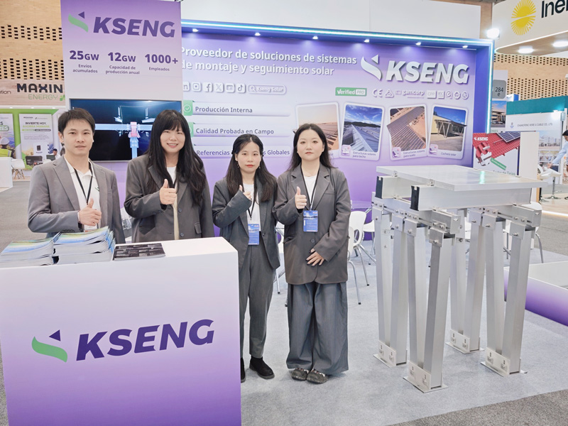 ExpoSolar Colombia 2026 – Kseng Solar Impresses the Colombian Market with Full-Scenario Solar Racking Solutions