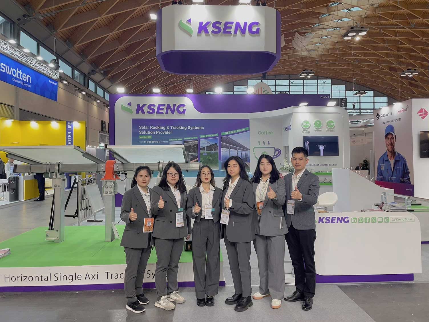 Kseng Solar Makes a Remarkable Impression at Five Expos in Europe with its Innovative Solar Racking Solutions