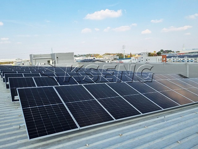 171KW - Metal Roof Solar Mounting Bracket Solution in Korea