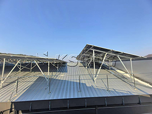 160KW-Solar Panel Roof Mounting Bracket in Korea