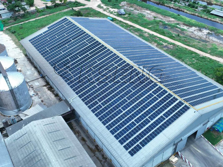 936.96KW-Solar Roof Mounting System Solar Solution in Thailand