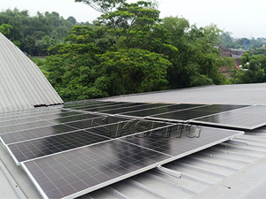 14MW-Metal Roof Solar Mounting System Project in Indonesia