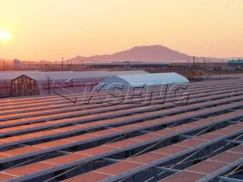 KSENG Agricultural greenhouse solar PV mounting system