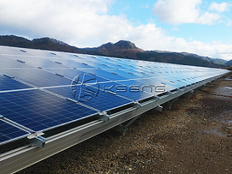 Kseng supplied ground-mounted system for a 9MW solar plant in Japan
