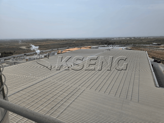 Case Study – Kseng Solar's Standing Seam Mounting System Supports 2MW C&I Rooftop Solar Project in Uzbekistan