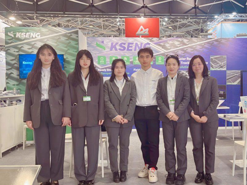 Kseng Solar Shined at the Four Major European Expo with Its All-scenario Solar Rack Solutions