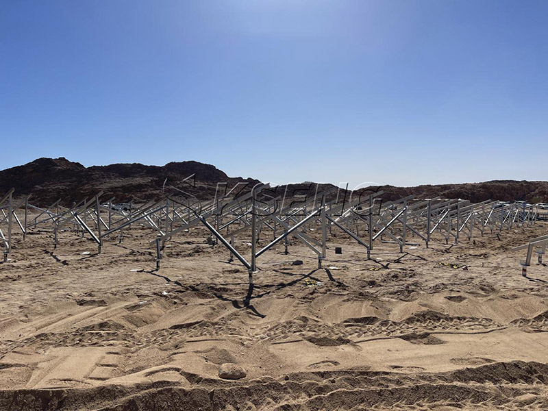 550KW-Ground Solar Solution in Saudi Arabia