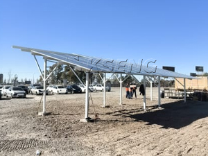 35KW Aluminum Solar Carport Project in Argentina