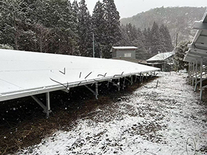 70KW-Ground Solar Panel Mounting System in Japan